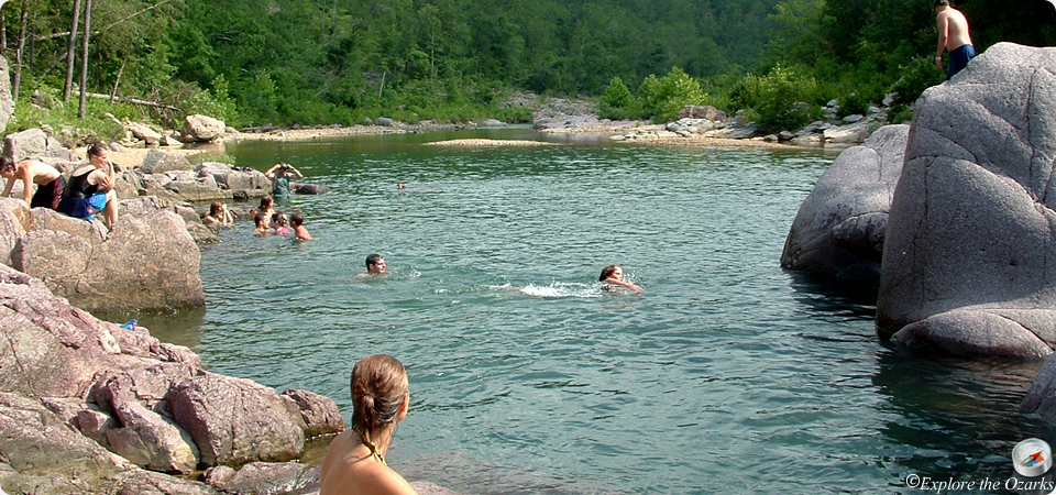 Swimming in the East Fork of the Black River